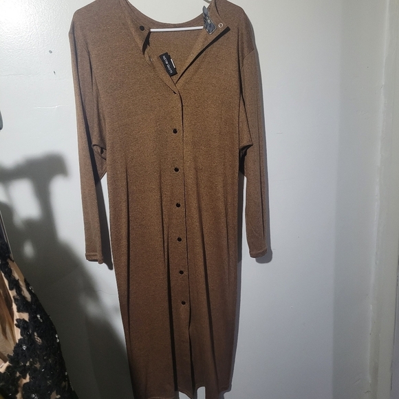 Vintage Lloyd Allen 80s Dress Med - Picture 3 of 5